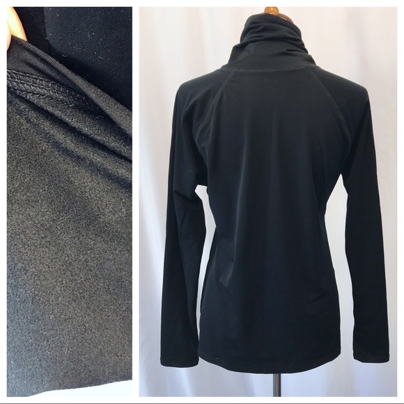 Fleece Lined Athletic Turtleneck - Picture 3 of 4